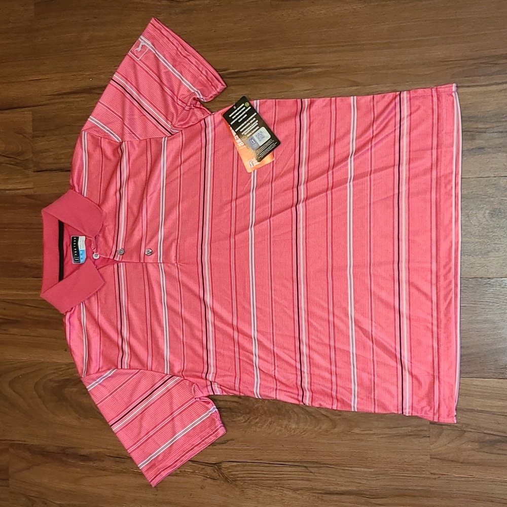 PGA virtual pink Pro Series golf shirt